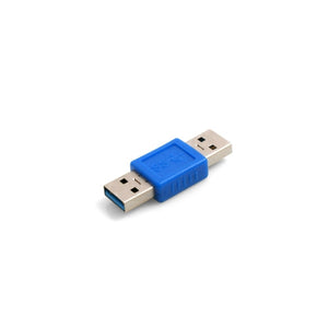 SYSTEM-S Convertidor adaptador de cable USB A 3.0 enchufe (macho) a USB A 3.0 enchufe (macho)