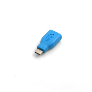 Convertisseur adaptateur de câble SYSTEM-S USB 3.1 Type C mâle (mâle) vers USB A 3.0 femelle (femelle)