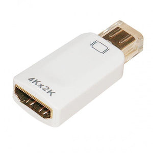 SYSTEM-S Cavo adattatore Mini DisplayPort Mini DP (maschio) a HDMI 1.4 standard (femmina) con audio per HDTV 3D / 4K 60Hz in bianco