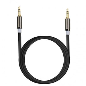 SYSTEM-S adapter cable 3.5mm jack AUX stereo plug (male) to 3.5mm jack AUX stereo plug 300 cm 3-pin (male)