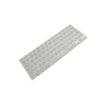 SYSTEM-S Protector de Teclado de Silicona Funda para Teclado QWERTY Inglés Protector de Cubierta para Teclado para MacBook Pro 13" 15" 17" / iMac / MacBook Air 13" en el color Plata