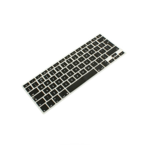 SYSTEM-S Protector de Teclado de Silicona Cubierta de Teclado Protector de Cubierta de Teclado QWERTY Inglés para MacBook Pro 13" 15" 17" / iMac / MacBook Air 13" en Negro