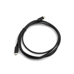 SYSTEM-S Cable USB Tipo C 3.1 (macho) a USB Tipo C 3.1 (macho) cable de datos cable de carga 200 cm