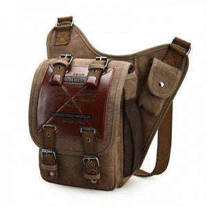 SYSTEM-S Universal bag, underarm bag, shoulder bag, shoulder bag with 7 compartments in brown