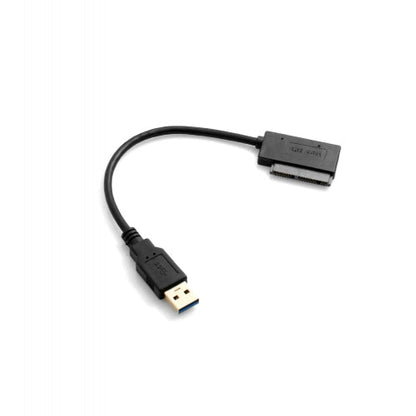 SYSTEM-S USB Typ A 3.0 (male) auf 7 + 9 16pin 1.8 Zoll  Micro SATA Adapter für HDD Festplatte SSD Adapter Kabel