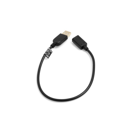 SYSTEM-S USB 3.1 Type C female to USB A 2.0 male adapter cable data cable charging cable 33 cm