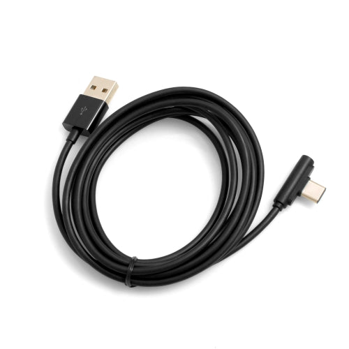 System-S USB 3.1 Type C angled to USB A 2.0 cable 200 cm