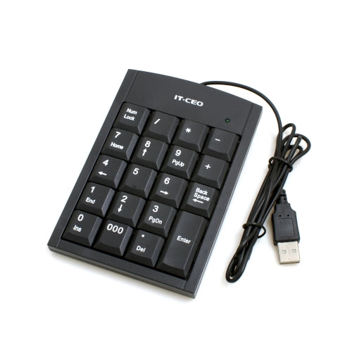 Pavé numérique USB SYSTEM-S pavé numérique 19 touches pavé numérique USB clavier supplémentaire