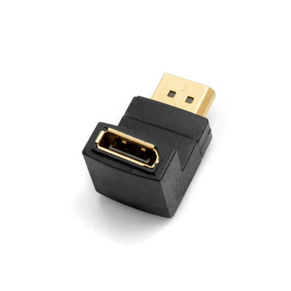 SYSTEM-S DisplayPort (male) to DisplayPort (female) adapter downward angle