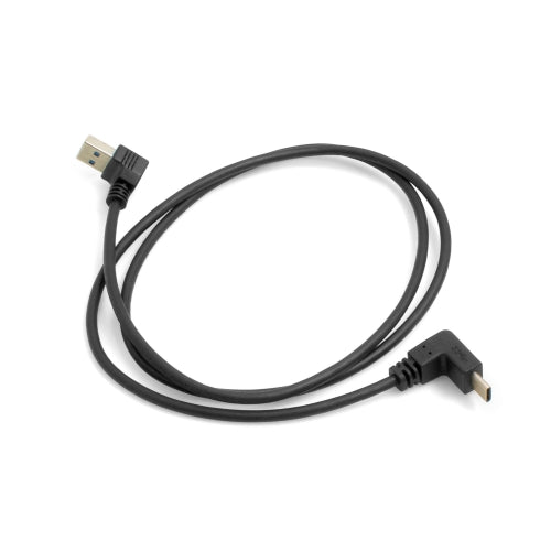 SYSTEM-S USB Typ A 3.0 Kabel Aufwärtswinkel zu USB Typ C 3.1 gewinkelt 97 cm