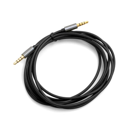 SYSTEM-S adapter cable 3.5mm jack AUX stereo plug (male) to 3.5mm jack AUX stereo plug 200 cm 4-pin (male)