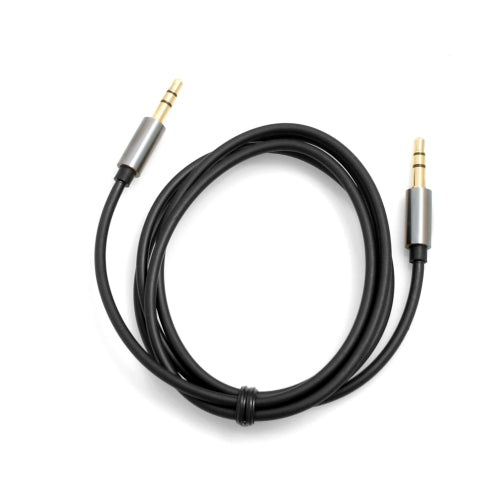 SYSTEM-S adapter cable 3.5mm jack (male) to 3.5mm jack AUX stereo plug 100 cm 3-pin (male)