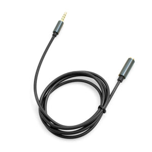 SYSTEM-S adapter cable 3.5mm jack 4-pin (male) to 3.5mm jack AUX stereo socket 100 cm (female)