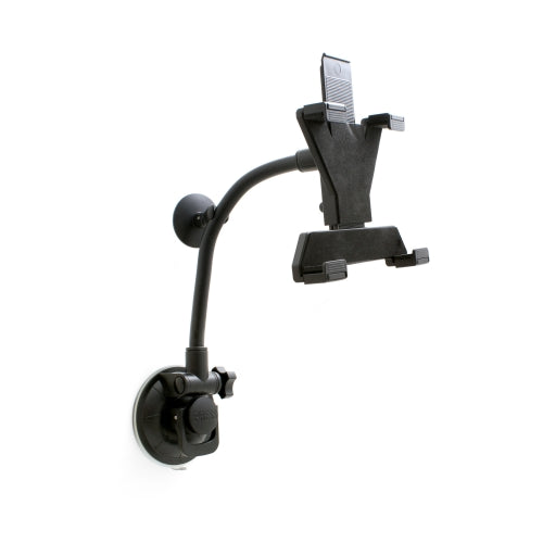 Soporte de parabrisas de coche SYSTEM-S con base de succión para tablet PC de 10,5-19,5cm