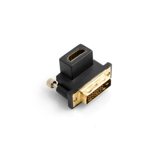 SYSTEM-S HDMI (female) to DVI (male) adapter angled