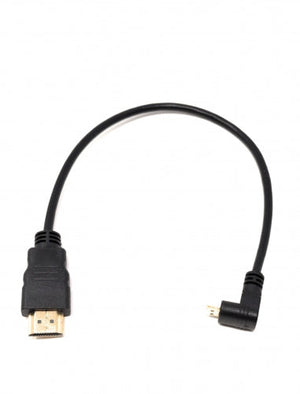 Cavo System-S Micro HDMI angolato verso l'alto a HDMI maschio da 30 cm