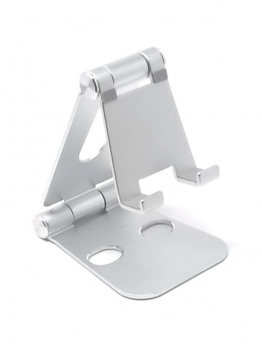 Soporte plegable de aluminio System-S para tablet COLOR: plateado