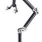 SYSTEM-S Universal Schwanenhals Tisch Halterung Halter 3-Gelenkiger Haltearm für Tablet Pc's eBook Reader in Schwarz