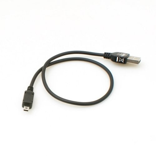 Conector Mini USB SYSTEM-S a USB A 2.0. Cable de enchufe de 50 cm.