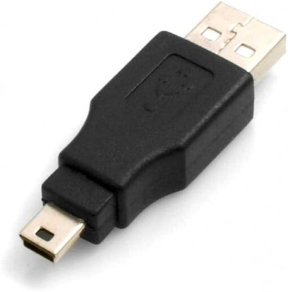 Adaptador USB SYSTEM-S Mini USB de 5 pines (macho) a USB A (macho)