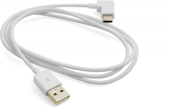 Cable System-S USB 3.1 tipo C en ángulo de 90 grados a USB A 2.0 de 100 cm