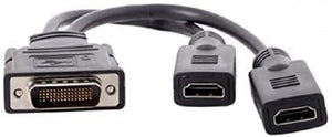 Cavo splitter System-S DMS-59Pin maschio a 2X HDMI femmina da 25 cm