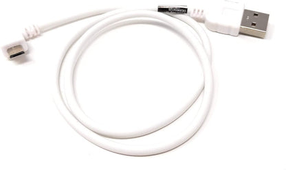 SYSTEM-S Micro USB Kabel 100 cm Rechts Gewinkelt 90° Winkel