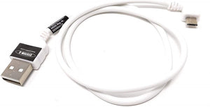 System-S USB A male to USB 2.0 Micro B male 50 cm cable 90° left angled