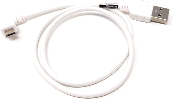 System-S USB male to USB 2.0 Micro B 90° right angled male 50 cm cable
