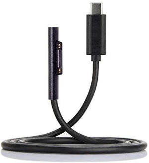 Cavo di ricarica System-S USB 3.1 tipo C per Microsoft Surface Pro 3 4 5 6 Book 12V-15V 150 cm