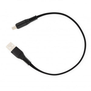 Câble SYSTEM-S USB Type C 3.1 vers câble plat USB Type A 2.0 noir 30 cm