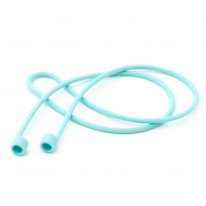 System-S 5x silicone strap holder for AirPods headphones in turquoise