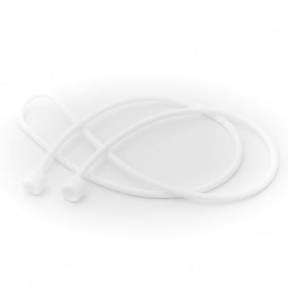 Support de sangle en silicone System-S 10x pour écouteurs AirPods en blanc