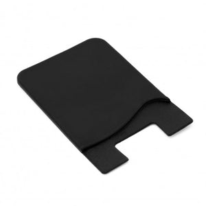 SYSTEM-S Smartphone Card Holder Silicone Case Card Case in Black