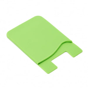 System-S 1x porte-cartes pour smartphone étui en silicone porte-cartes en vert