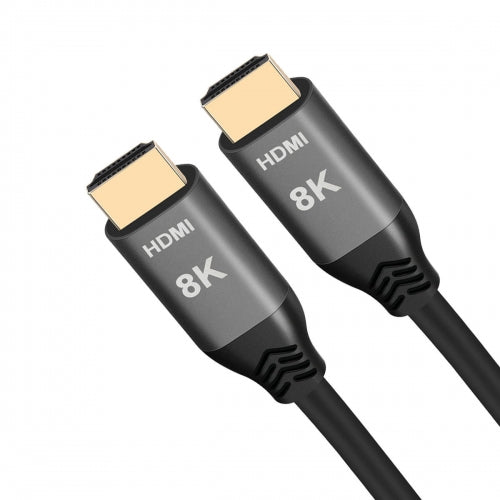 SYSTEM-S HDMI 2.1 cable 1 m 8K Ultra HD male to male in black
