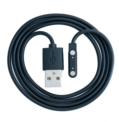 SYSTEM-S USB 2.0 cable in black charging cable for Huami Amazfit Ares Smartwatch