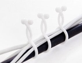 SYSTEM-S cable ties cable clip rotatable 30 pieces size S in white
