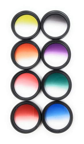 Jeu de filtres de couleur SYSTEM-S 37 mm 8 pièces avec filtre de couleur de transition pour la photographie