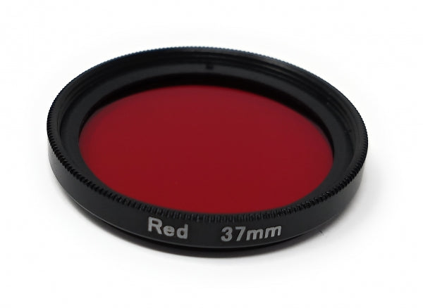 Filtre couleur SYSTEM-S rouge filtre à visser filetage 37 mm pour la photographie