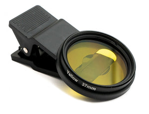 Filtre couleur SYSTEM-S jaune filtre à visser filetage 37 mm pour la photographie