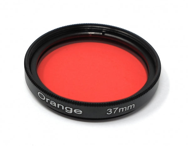 SYSTEM-S Farbfilter Orange 37 mm Gewinde anschraubbar Filter für Fotografie