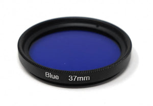 Filtre couleur SYSTEM-S bleu filtre à visser filetage 37 mm pour la photographie