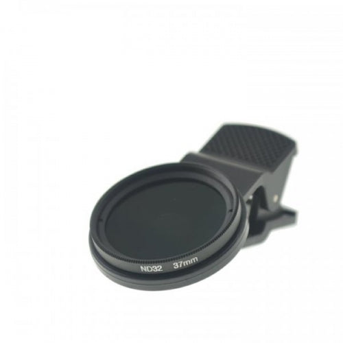 SYSTEM-S ND32 Filter 37 mm Neutraldichtefilter Graufilter mit Clip für Smartphone