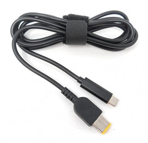 SYSTEM-S USB 3.1 Kabel 145 cm Typ C Stecker zu Rectangle 11,0 x 4,5 mm Stecker Adapter