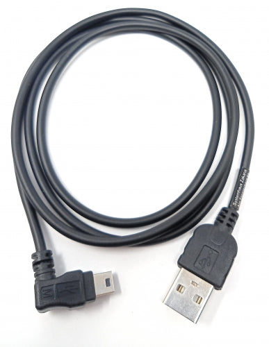 SYSTEM-S Mini USB right angled to USB Type A cable 100cm