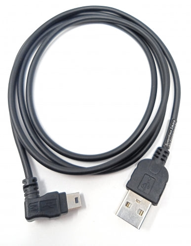 Mini USB rechts gewinkelt auf USB Typ A Kabel 100cm