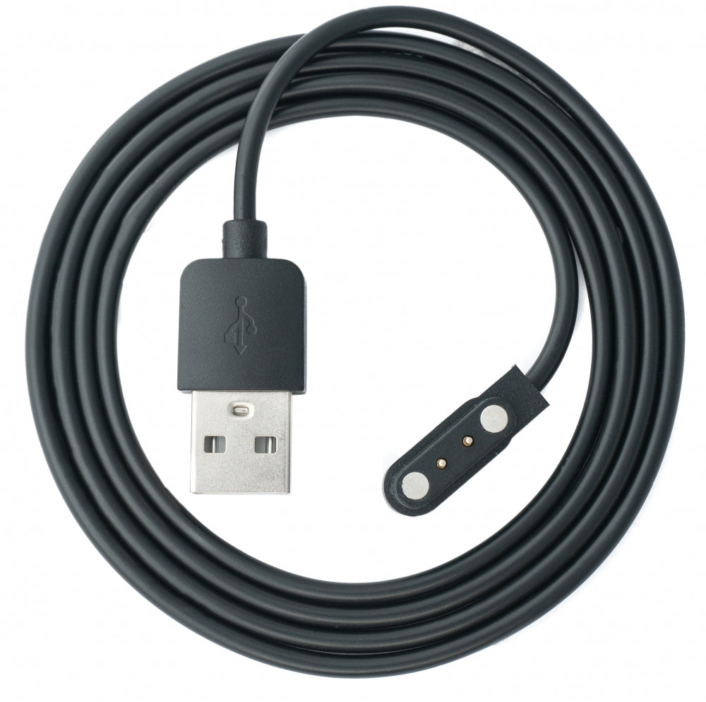 Cable USB 2.0 SYSTEM-S en color negro cable de carga para smartwatch Xiaomi IMILAB KW66