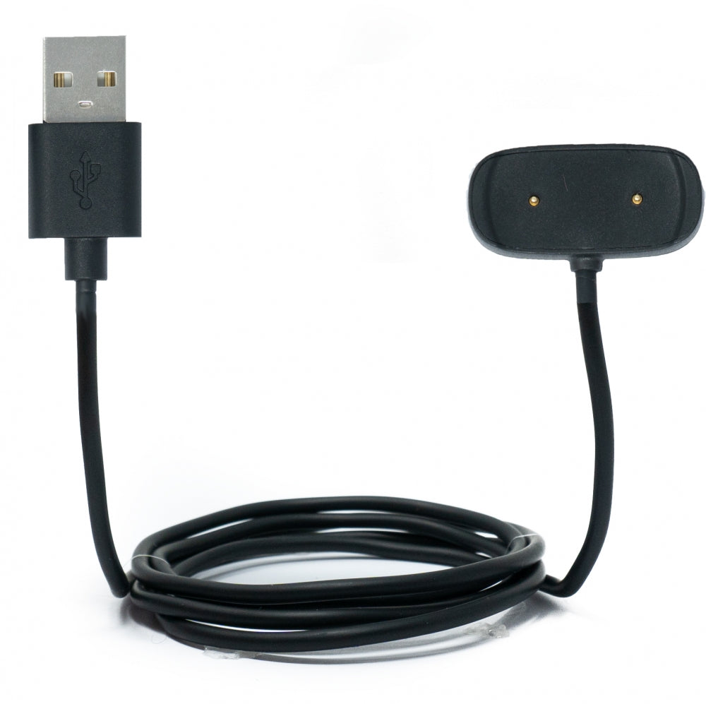SYSTEM-S USB 2.0 cable in black charging cable for Xiaomi Amazfit GTR 2 GTS 2 Pop and Zepp E