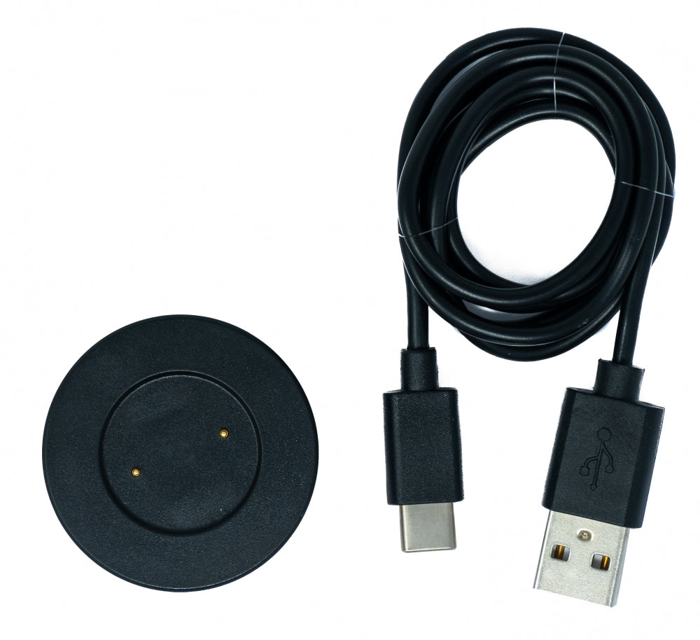 Cable USB 2.0 SYSTEM-S de 75 cm, estación de carga negra para reloj inteligente Huawei Honor Watch GS PRO